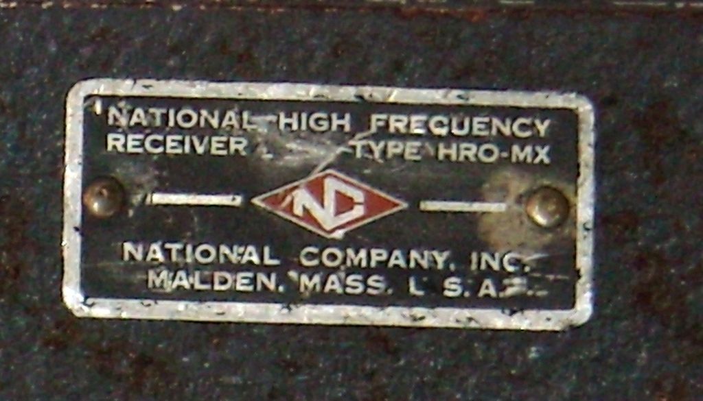 HRO-M National Company radio receiver HRO-M National Company radio receiver for ground-based aviation radio centers, receiving AM, CW, SSB signals.